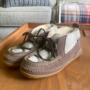 LL Bean Wicked Good Lodge Slippers Size 9